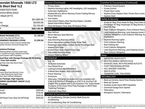 Used 2025 Chevrolet Silverado 1500 LTZ w/ Z71 Off-Road Package AWD/4WD image 9