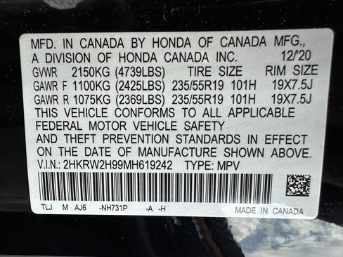 Used 2021 Honda CR-V Touring image 15
