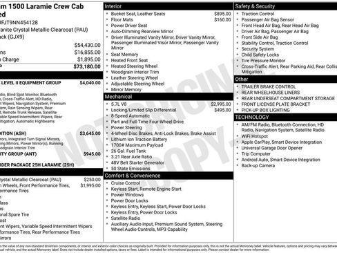 Used 2022 RAM 1500 Laramie AWD/4WD image 33