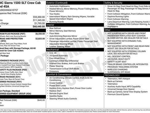 Used 2022 GMC Sierra 1500 SLT w/ SLT Premium Plus Package AWD/4WD image 10