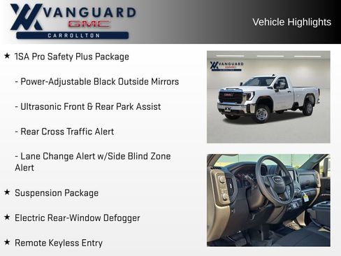 New 2025 GMC Sierra 2500 Pro w/ 1SA Pro Safety Plus Package image 16