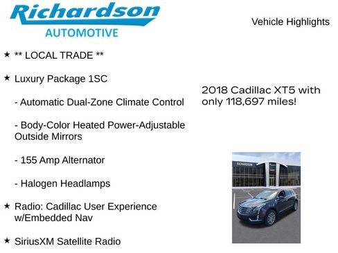 Used 2018 Cadillac XT5 Luxury image 11