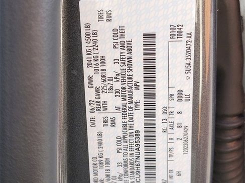 Certified 2022 Ford Escape SEL w/ Technology Package image 35