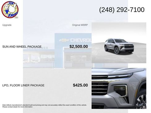 New 2026 Chevrolet Traverse LT w/ Sun and Wheel Package AWD/4WD image 5