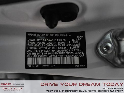 Used 2020 Honda Civic EX image 15