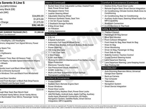 Certified 2023 Kia Sorento S w/ Panoramic Sunroof Package AWD/4WD image 10