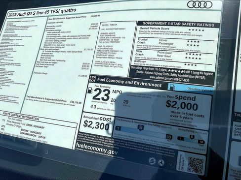 New 2025 Audi Q3 2.0T Premium image 19