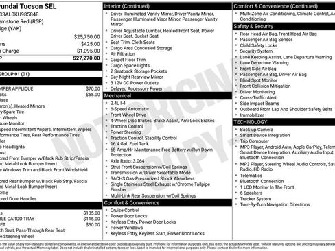 Used 2019 Hyundai Tucson SEL FWD image 2