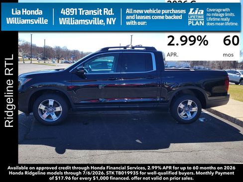 New 2026 Honda Ridgeline RTL image 8