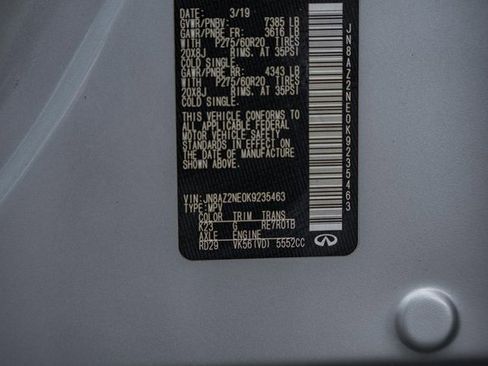 Used 2019 INFINITI QX80 Luxe w/ Proassist Package image 43