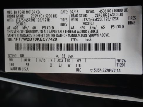 Used 2019 Ford F250 Lariat w/ Lariat Ultimate Package AWD/4WD image 34