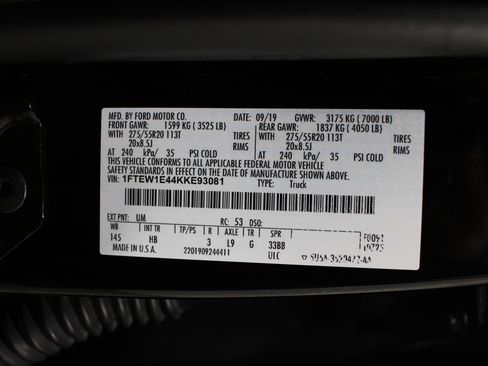 Used 2019 Ford F150 Lariat w/ Equipment Group 502A Luxury AWD/4WD image 43