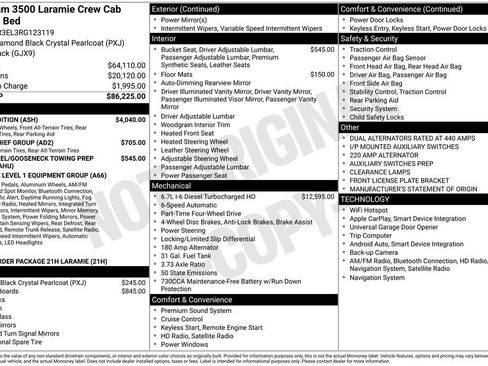 Certified 2024 RAM 3500 Laramie w/ Night Edition AWD/4WD image 7