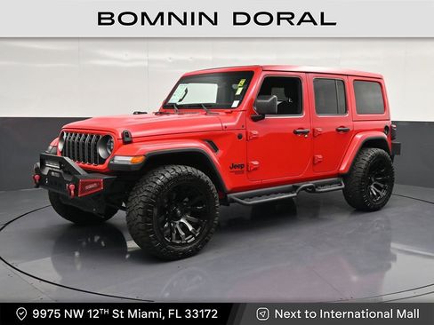 Used 2021 Jeep Wrangler Unlimited Sport w/ Sun And Sound Package AWD/4WD image 1