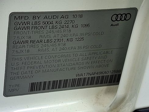 Used 2019 Audi A4 2.0T allroad Premium AWD/4WD image 27