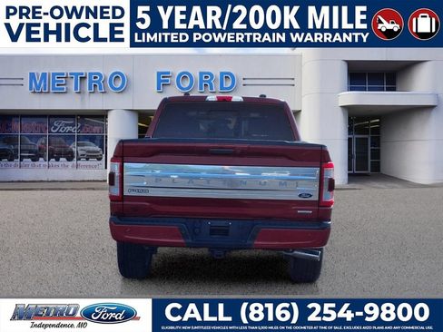 Certified 2022 Ford F150 Platinum w/ Equipment Group 701A High AWD/4WD image 4