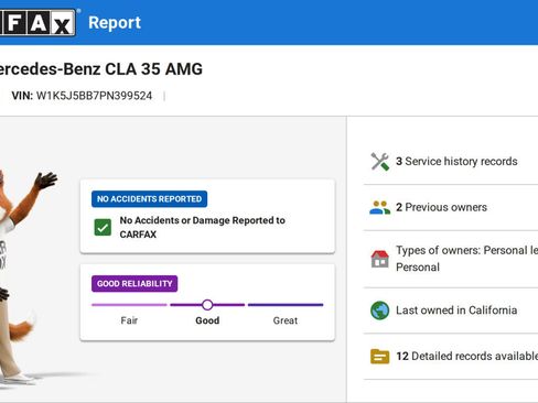 Used 2023 Mercedes-Benz CLA 35 AMG 4MATIC w/ Exterior Lighting Package image 4