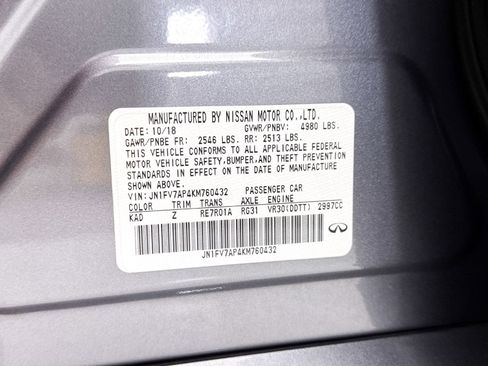 Used 2019 INFINITI Q50 Red Sport 400 w/ Proactive Package image 44