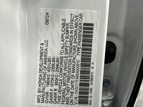 New 2025 Honda Accord SE image 33