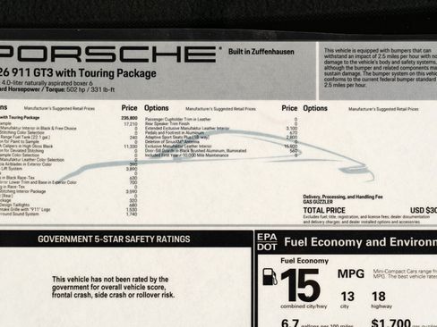 Used 2026 Porsche 911 GT3 RWD image 47