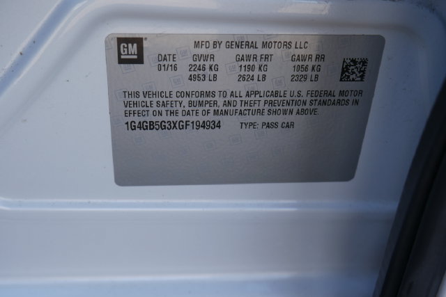Used 2016 Buick LaCrosse Leather w/ Experience Buick Package FWD image 26