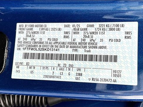 New 2025 Ford F150 XLT w/ Equipment Group 302A MID image 8