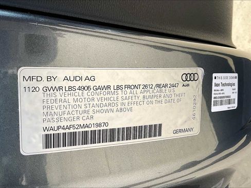 Used 2021 Audi S5 Premium Plus w/ Premium Plus image 32