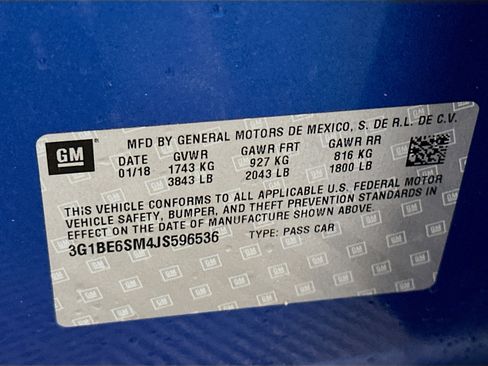 Used 2018 Chevrolet Cruze LT w/ Convenience Package image 12