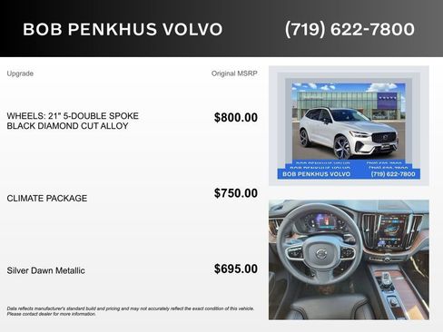 Used 2023 Volvo XC60 B6 Ultimate w/ Climate Package image 3