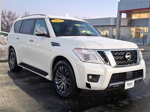 Used 2019 Nissan Armada Platinum w/ Captain's Chairs Package image 2