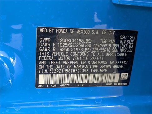 New 2026 Honda HR-V Sport image 17