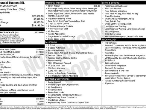 Used 2023 Hyundai Tucson SEL w/ Convenience Package FWD image 46
