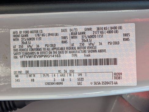 Used 2023 Ford F150 Lightning Lariat w/ Equipment Group 511A High image 36