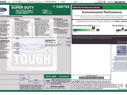 Used 2022 Ford F350 Lariat w/ Lariat Value Package AWD/4WD image 6