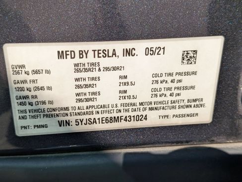 Used 2021 Tesla Model S Plaid AWD/4WD image 42
