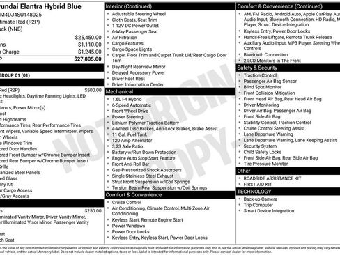 Used 2025 Hyundai Elantra Hybrid FWD image 29