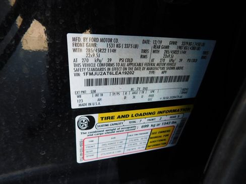 Used 2020 Ford Expedition Limited w/ Equipment Group 303A image 9