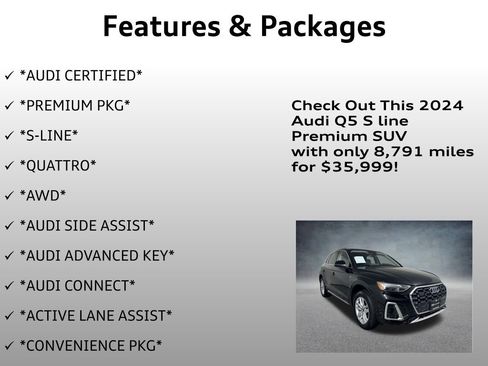 Certified 2024 Audi Q5 2.0T Premium w/ Convenience Package image 4