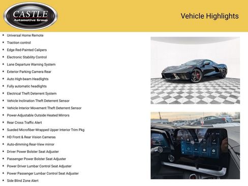 Certified 2024 Chevrolet Corvette Stingray Premium Conv w/ Battery Protection Package image 10