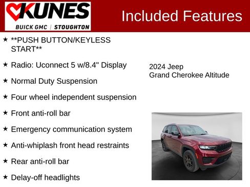 Used 2024 Jeep Grand Cherokee Altitude AWD/4WD image 3
