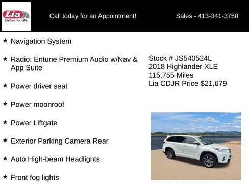 Used 2018 Toyota Highlander XLE AWD/4WD image 6