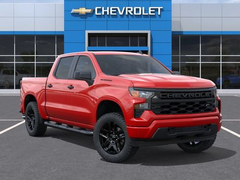 New 2026 Chevrolet Silverado 1500 Custom w/ Turbomax Blackout Package AWD/4WD image 7