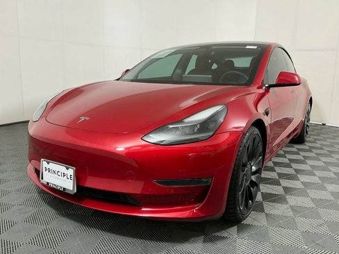 Used 2021 Tesla Model 3 Performance AWD/4WD image 2