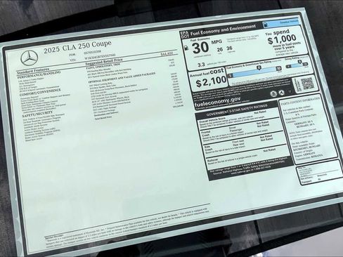 New 2025 Mercedes-Benz CLA 250 image 22