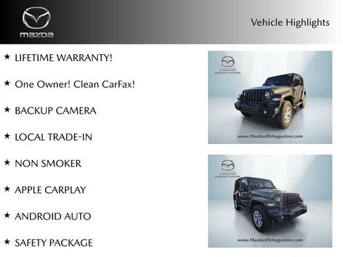 Used 2023 Jeep Wrangler Sport AWD/4WD image 2