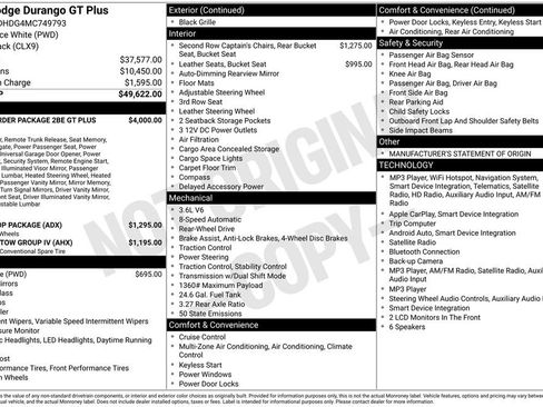 Used 2021 Dodge Durango GT RWD image 14