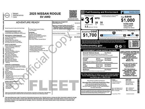 Used 2025 Nissan Rogue SV AWD/4WD image 2