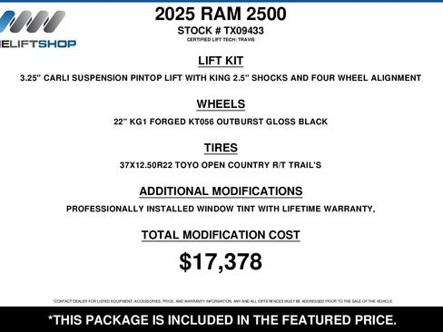 Used 2025 RAM 2500 Limited AWD/4WD image 2