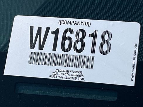 Used 2022 Toyota 4Runner Limited RWD image 26