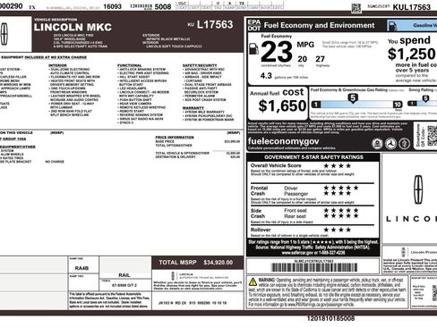 Used 2019 Lincoln MKC Premiere image 3